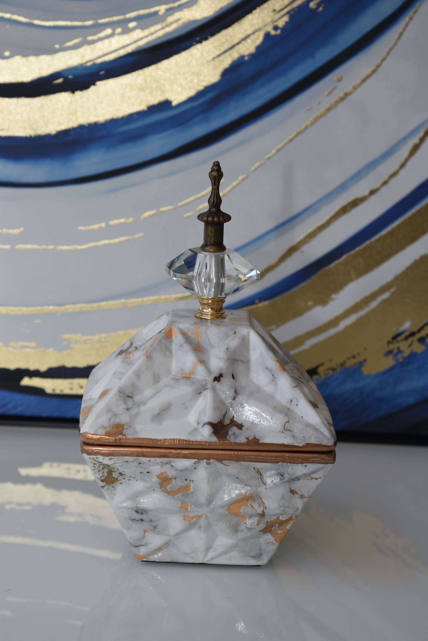 Marble collection jar star shape