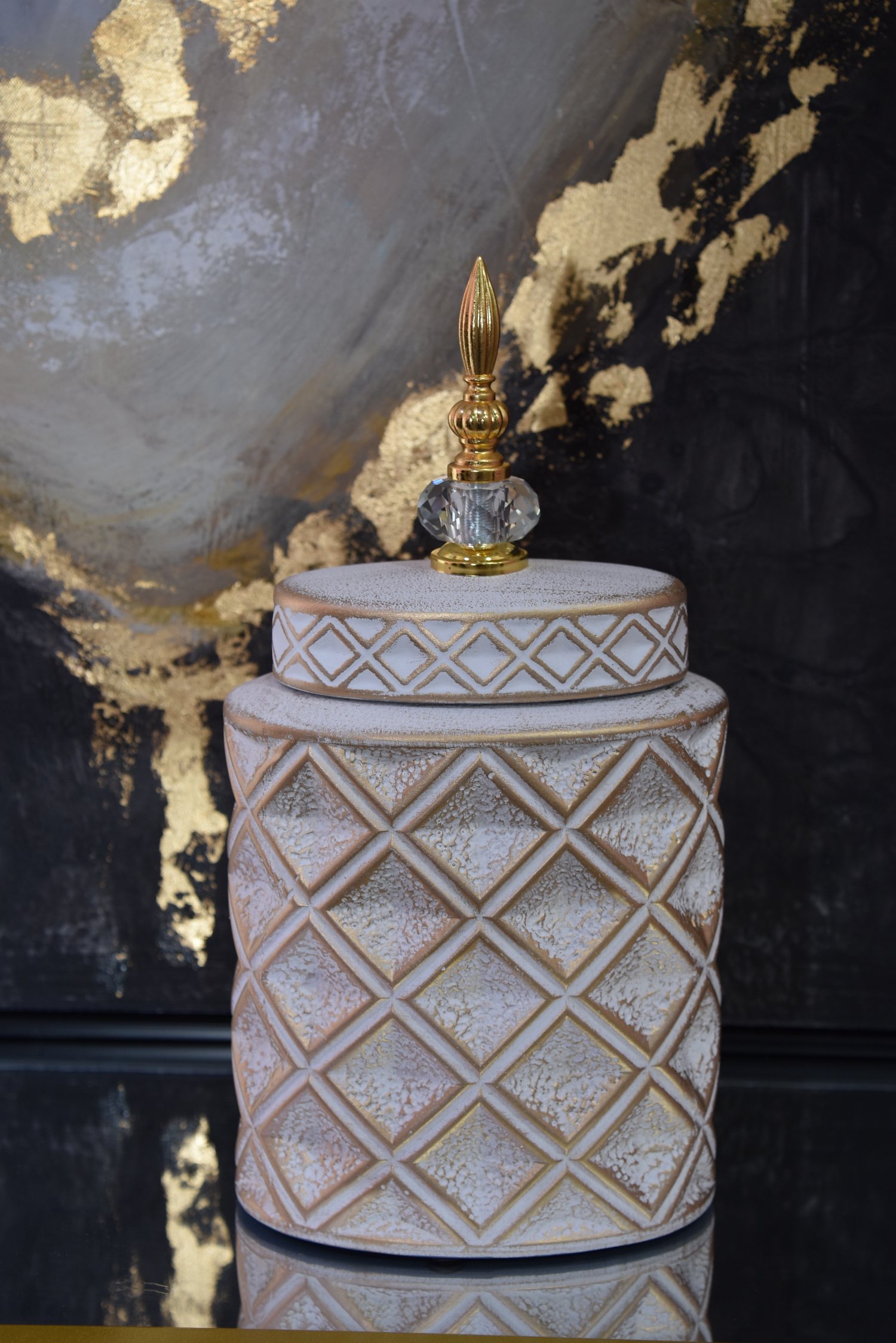 Ceramic vintage jar
