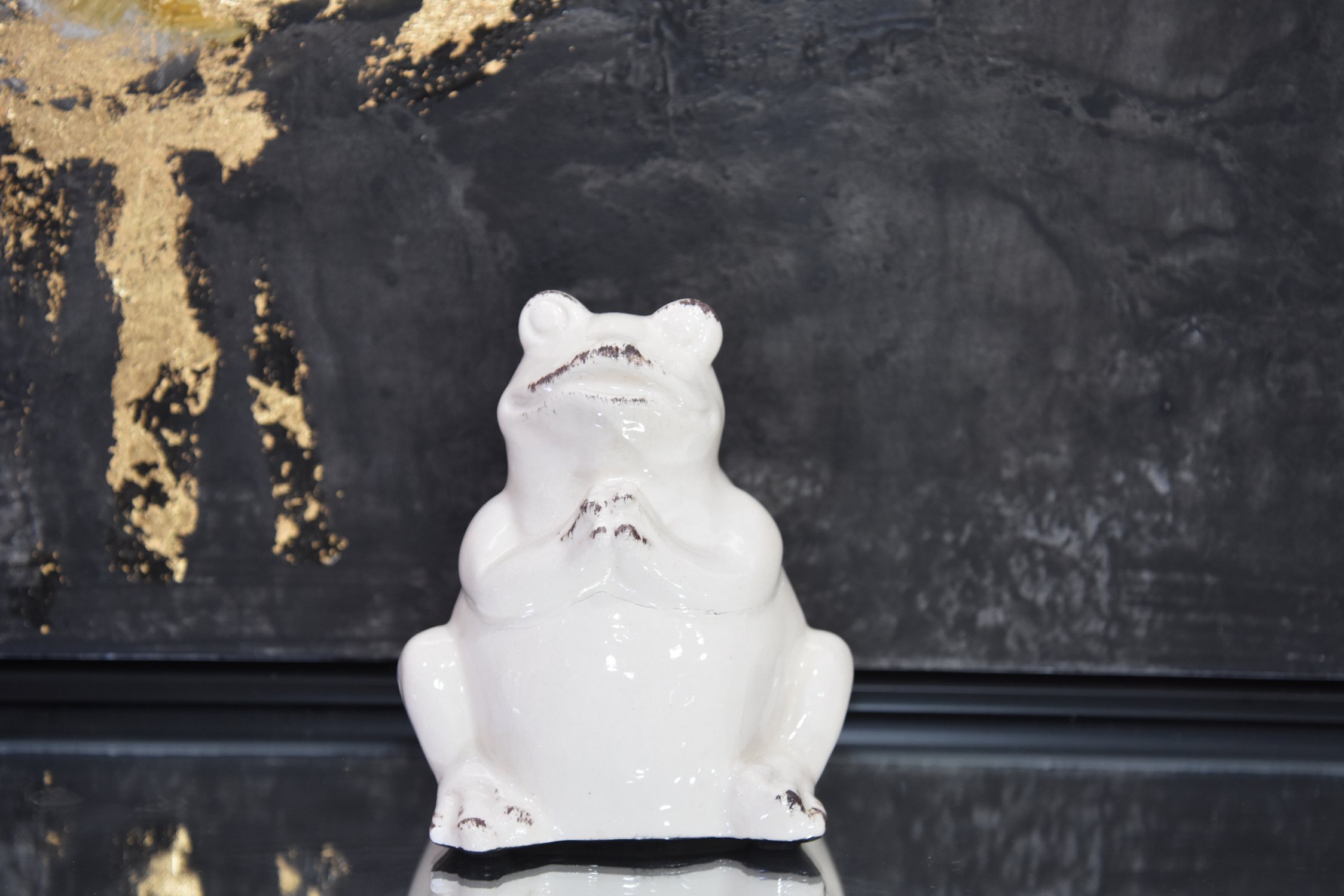Vintagestyle ceramic 🐸 frog