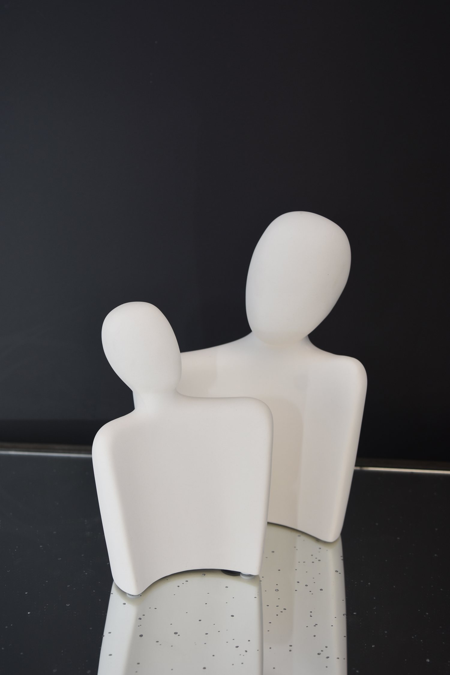 Ceramic white mens figure small